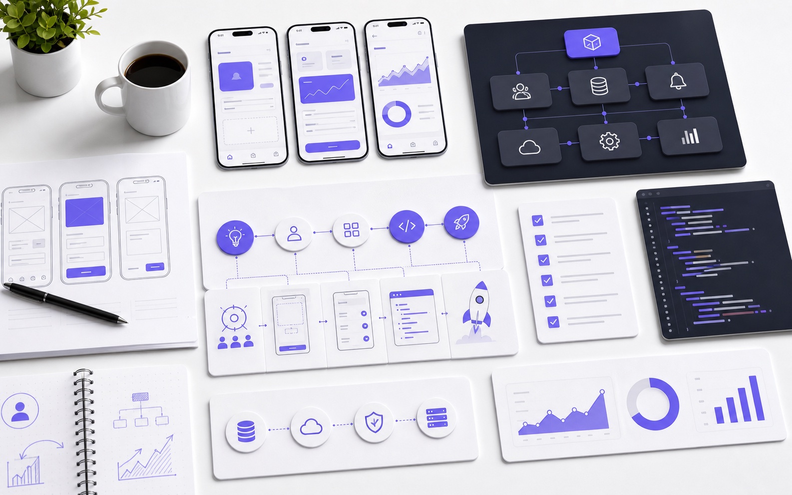 Apputvecklingsprocess med UX, MVP, arkitektur och lanseringsplan